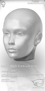 CATWA HEAD Annie Human Ad