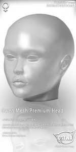 CATWA HEAD Gwen Human Ad