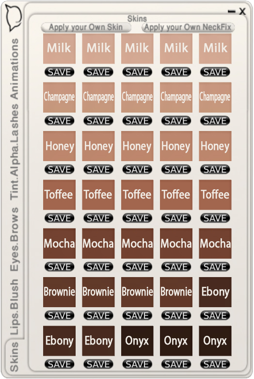 Skin Color Rgb Chart