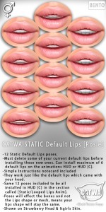 CATWA ANIM Default Lips [Rosie] Ad